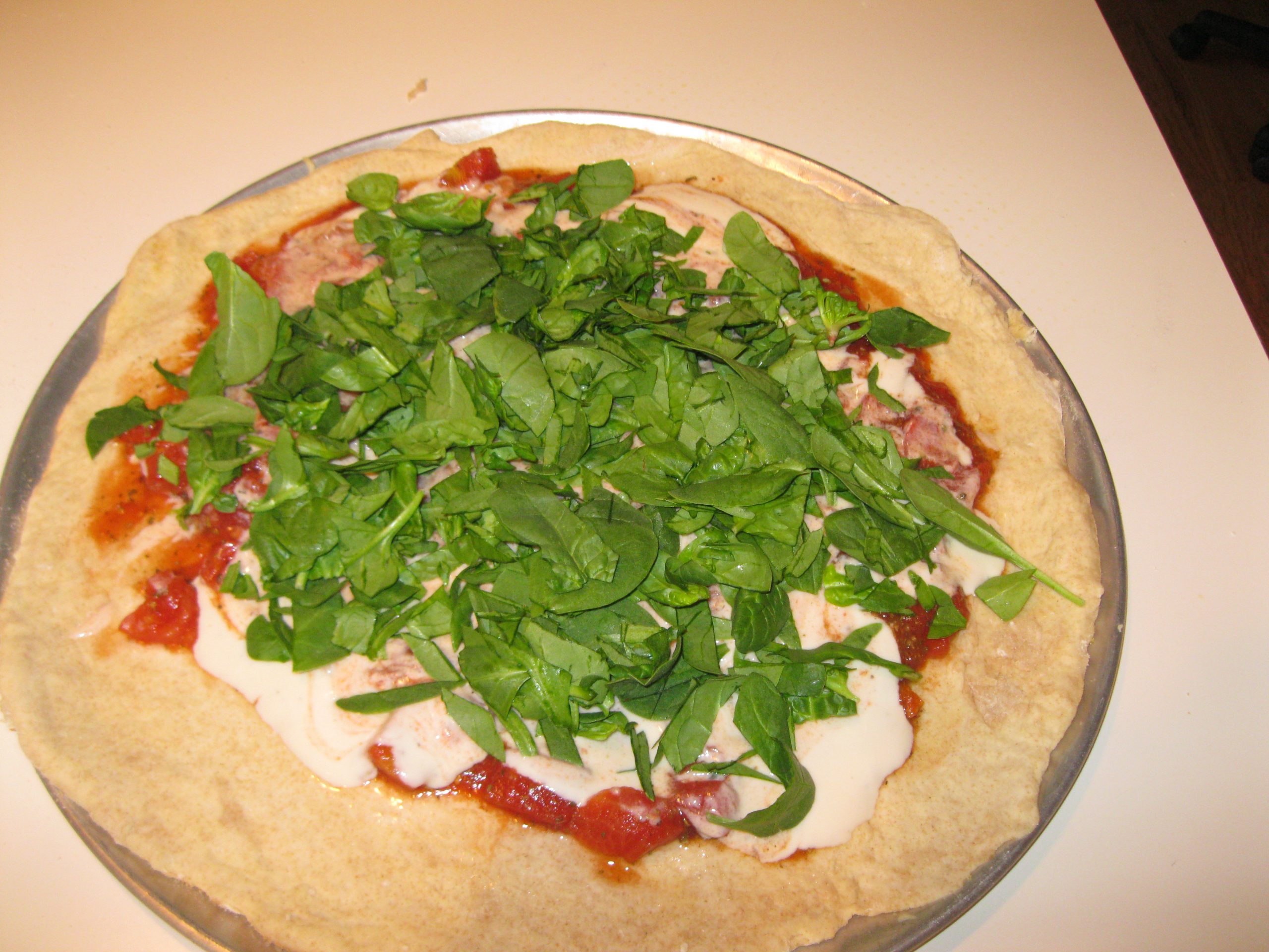 Homemade Chicken Alfredo Pizza Creative Home Keeper