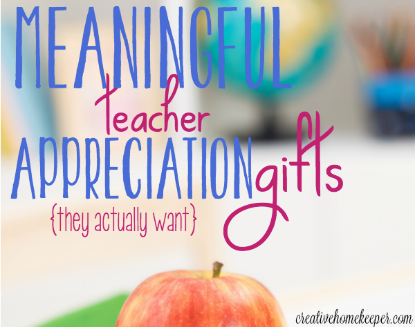 As the school year winds down, don't forget to show your child's teacher appreciation for all the hard work they have put forth. Consider one of these 5 meaningful teacher appreciation gifts they actually want!