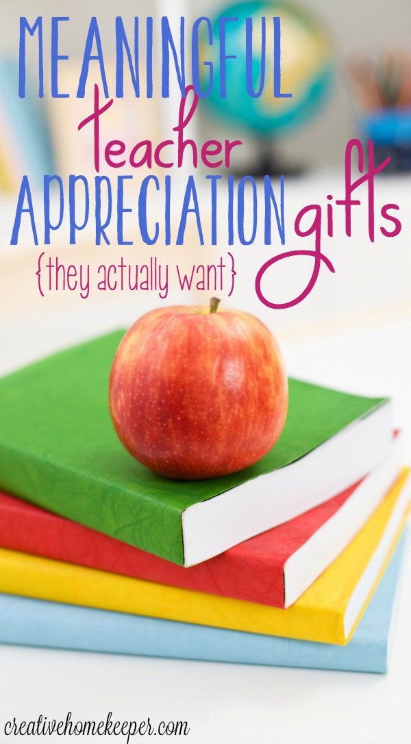 As the school year winds down, don't forget to show your child's teacher appreciation for all the hard work they have put forth. Consider one of these 5 meaningful teacher appreciation gifts they actually want!