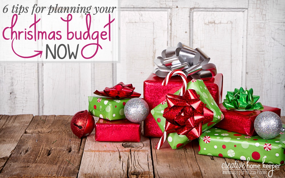 Taking the time to sit down and make a plan and budget for the upcoming Christmas season will not only save you time but also money! One busy and frugal mom shares 6 tips to plan your Christmas budget NOW!!!! Good advice!