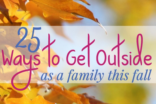 Savor the season, build memories and get outside as a family this fall with this list of 25 activities that are either free or require very little prep or energy planning!
