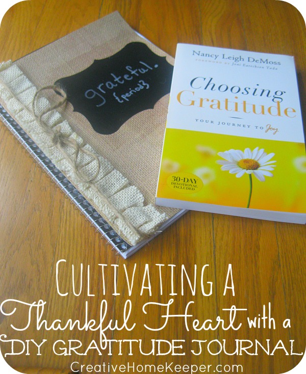 Cultivating a Thankful with a DIY - Creative Keeper
