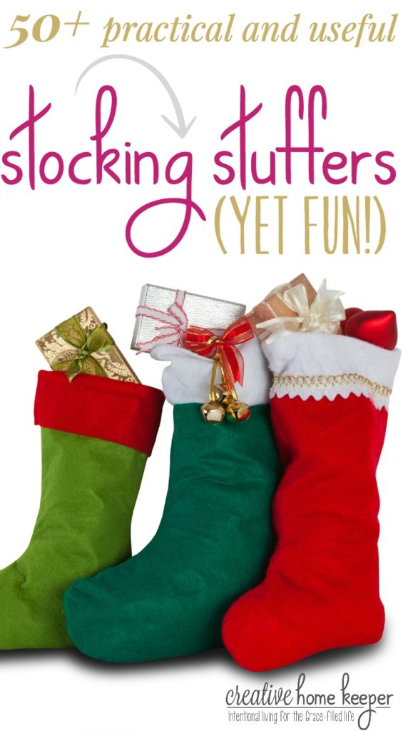 50 practical and useful (yet fun) stocking stuffers for both kids and adults alike! Best of all, they are budget friendly too, most items are less than $10!