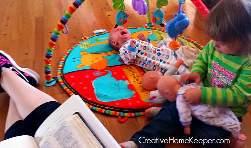 Bible Study Basket for Kids - supplies