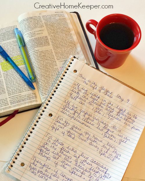 Writing the Word is a simple devotional discipline. It's a habit allowing you to go deep into God's Word instead of passively reading through. Simple and effective, this written discipline has completely transformed my faith and will transform yours too! 