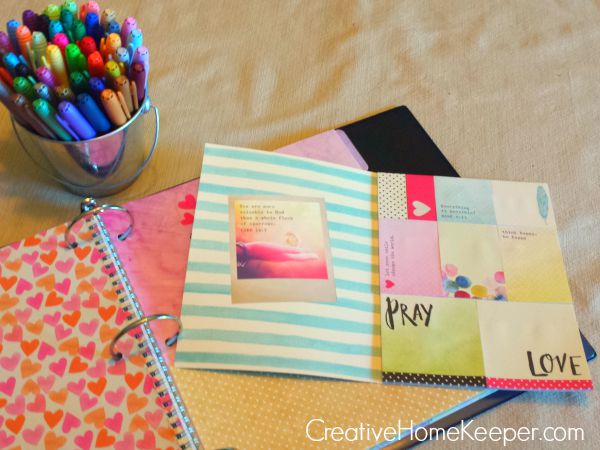 Live Original Prayer and Inspirational Journal:Help your daughters to Live Original with creating a prayer and inspirational journal to record their prayers, write favorite Scripture passages, or anything that inspires creativity.| CreativeHomeKeeper.com 