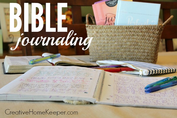 Bible journaling is a simple discipline to go deep into God's Word allowing it to penetrate your heart and mind. It's not complicated and doesn't require any special materials, in fact it's rather simple and only requires a few things.