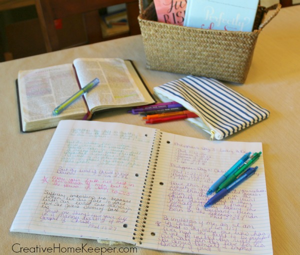 Bible journaling 6
