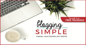 Do you ever feel like you are spinning your wheels when it comes to your blog? Don’t miss this FREE training series from Elite Blog Academy called Blogging Made Simple–it is a total game changer!