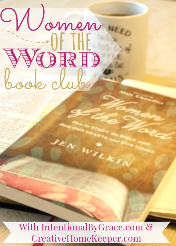 Join the Women of the Word book club! Making God's Word a cornerstone of our faith, family and homes is more than simply just opening your Bible every day, it's also coming to the real understanding that it's vital for growth.