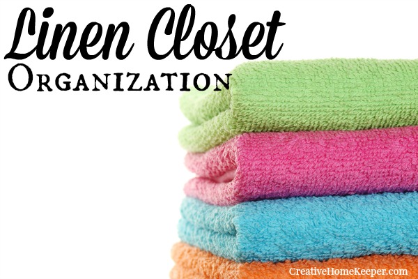 Sort through, purge and learn how to fold and store your towels & sheets with these linen closet organization tips and tricks.