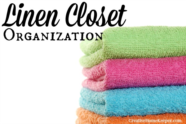 Linen Closet Organization