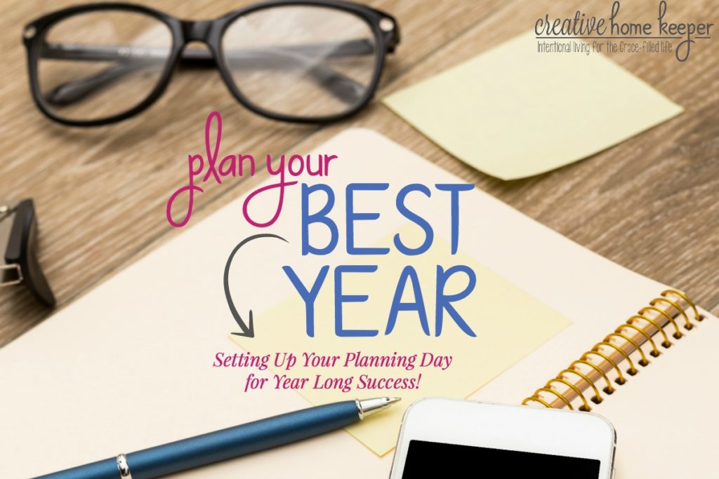 Ready to set your year up for success from the beginning? Plan your best year yet with a planning day to organize your entire year with these 9 tasks. Setting aside time now will make a big impact on what you accomplish this year!