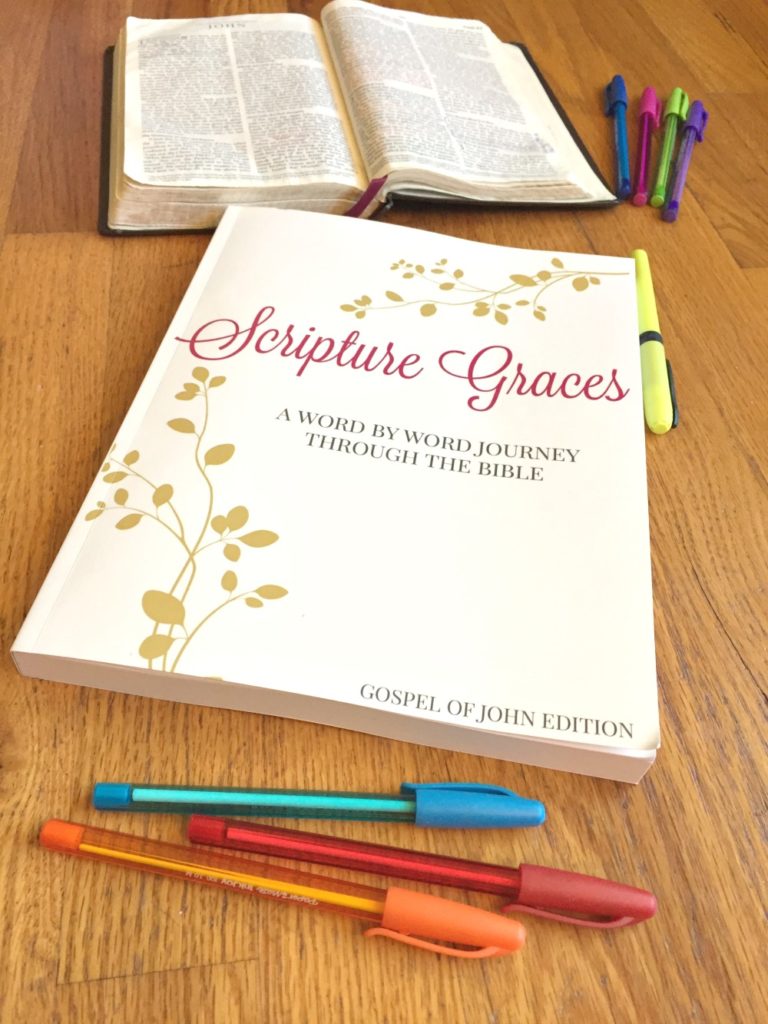 Are you ready for God's Word to become alive and active in a way you have never experienced before? This quiet time tool is for you! A daily devotional journal that will help you spend time reading and engaging the Bible in just a few minutes each day. Grow in greater understanding by writing the Word and slowly move through the ministry of Jesus' life on earth through Scripture Graces, The Gospel of John Edition.