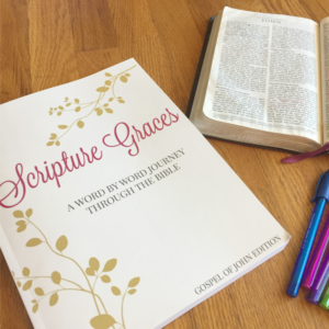 Are you ready for God's Word to become alive and active in a way you have never experienced before? This quiet time tool is for you! A daily devotional journal that will help you spend time reading and engaging the Bible in just a few minutes each day. Grow in greater understanding by writing the Word and slowly move through the ministry of Jesus' life on earth through Scripture Graces, The Gospel of John Edition.