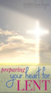 Lent is more than just giving up something for 40 days. You can grow closer to God and grow your faith by preparing your heart for Lent with a little bit of intentional thought and some planning.