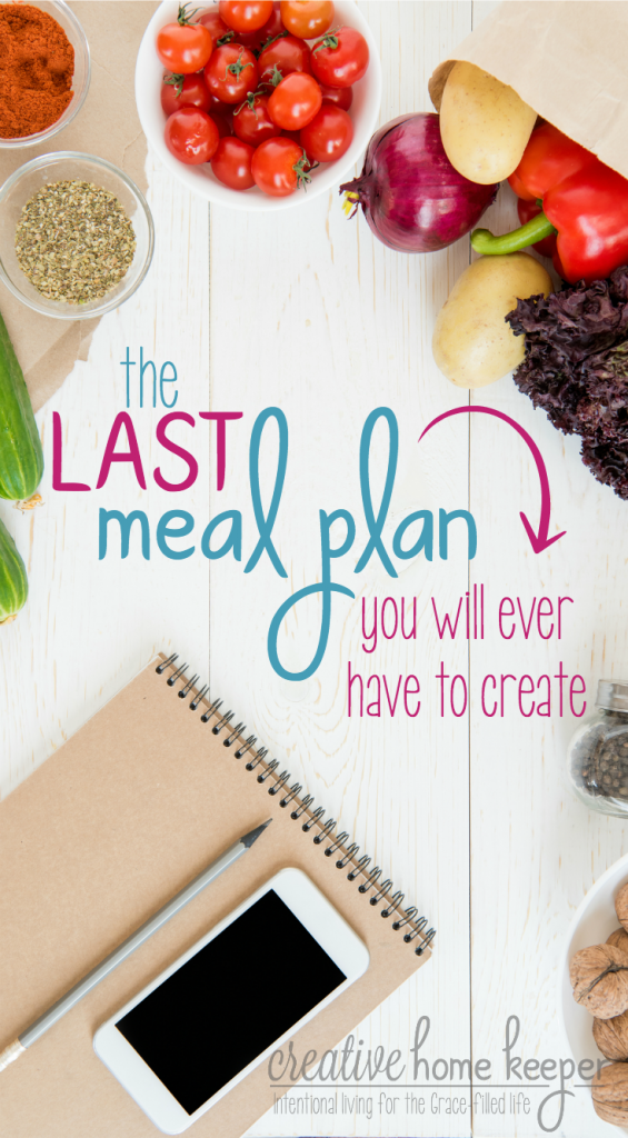 Save time, money & your sanity with this super simple, yet BRILLIANT meal plan hack! A must for busy moms. Set it up once for effortless meal planning all year long!