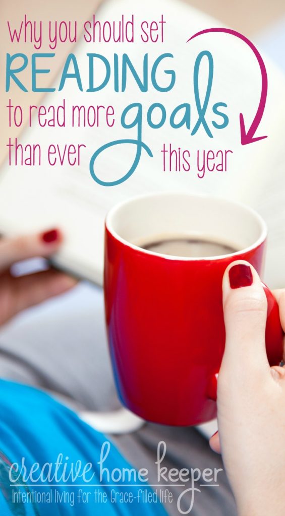 Is one of your goals to read more this year? Set reading goals to help you achieve that goal with these simple ideas, challenges, and book recommendations.