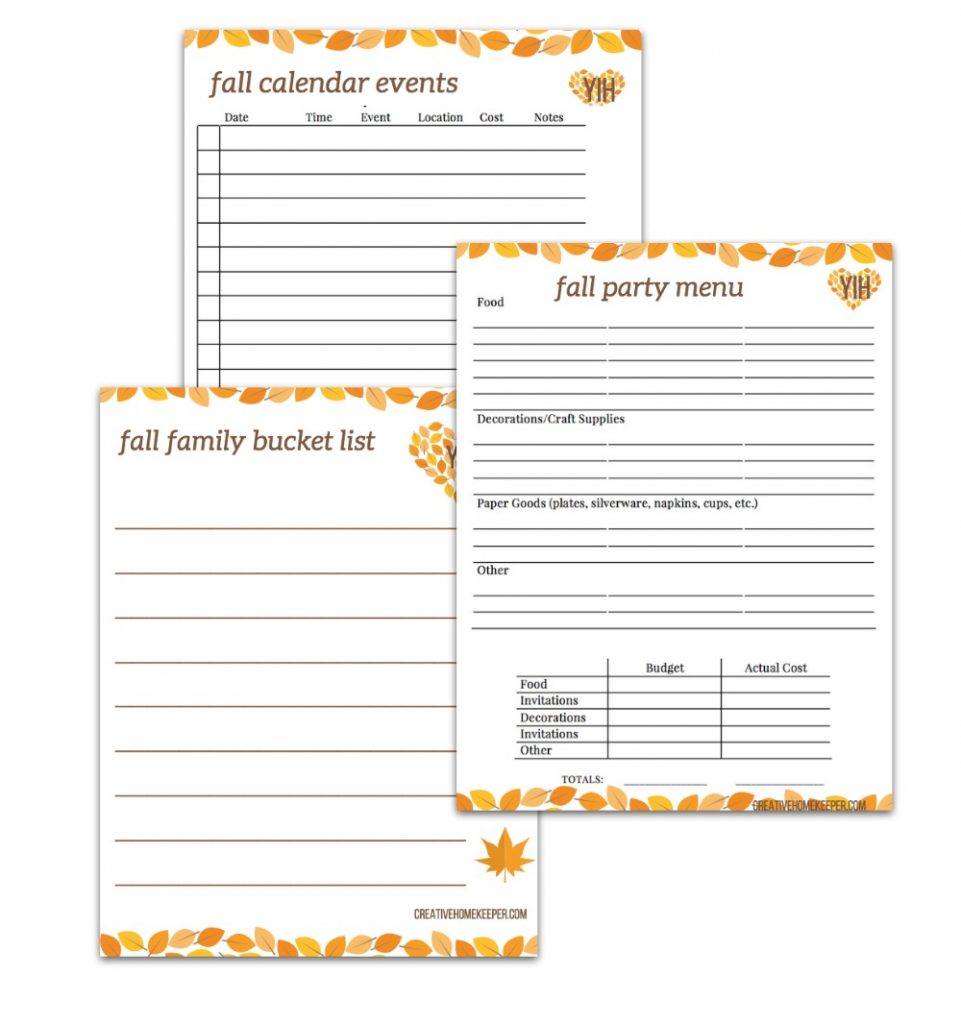 Your Intentional Holiday Planning Toolkit Fall