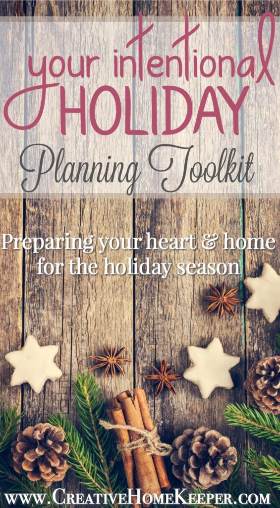 Your Intentional Holiday Planning Toolkit