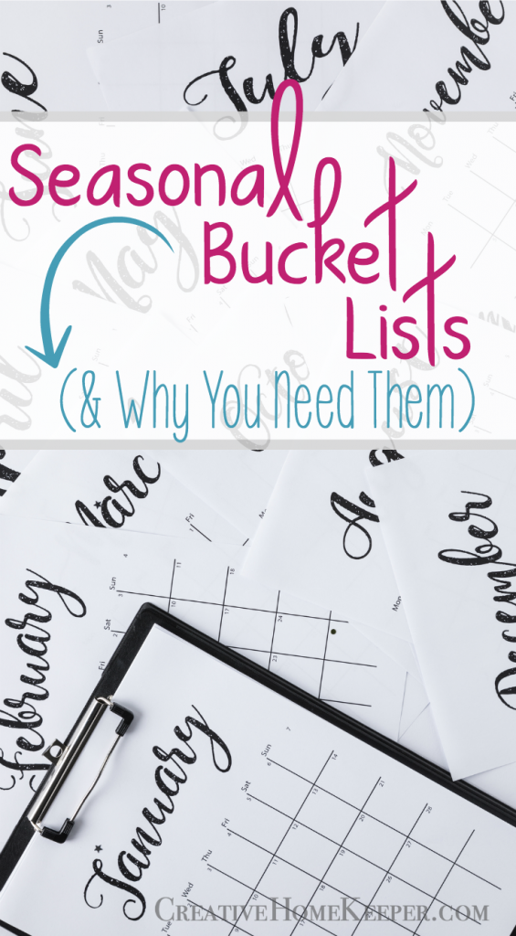 Seasonal Bucket Lists (6 Reasons Why You Need Them)