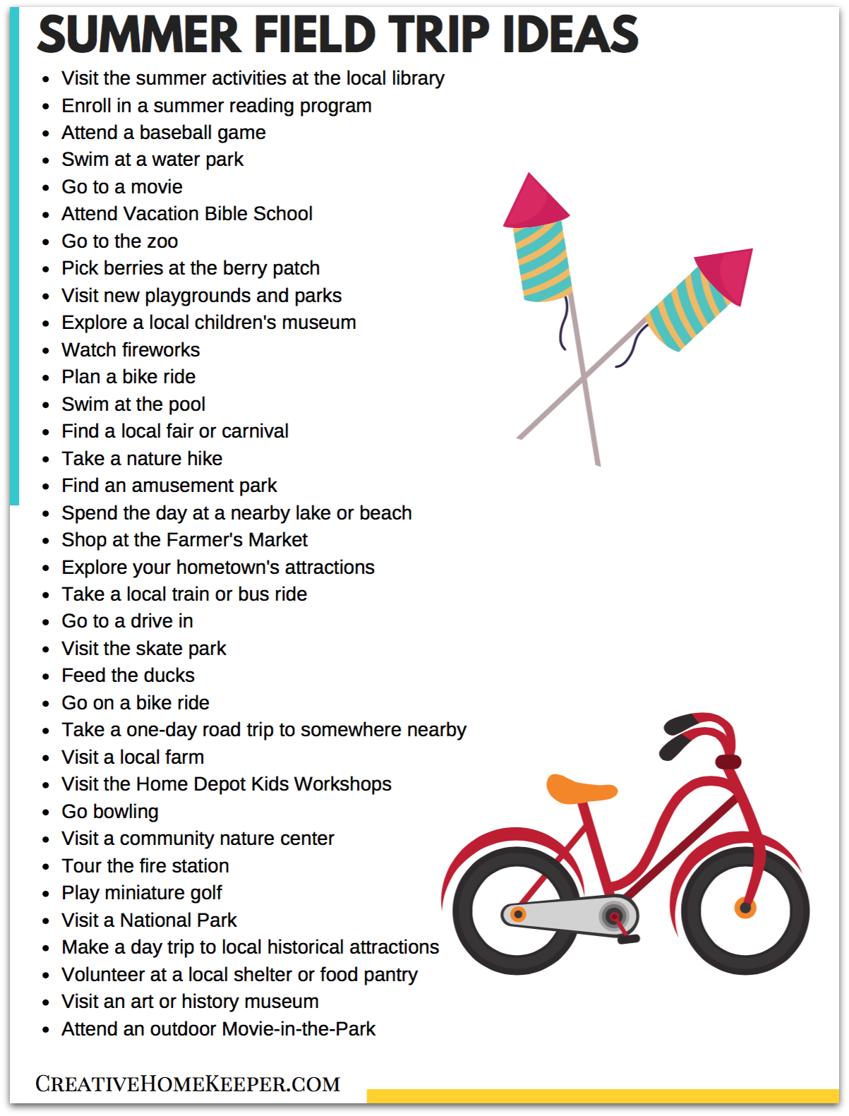 110+ Summer Activities for Kids Creative Home Keeper
